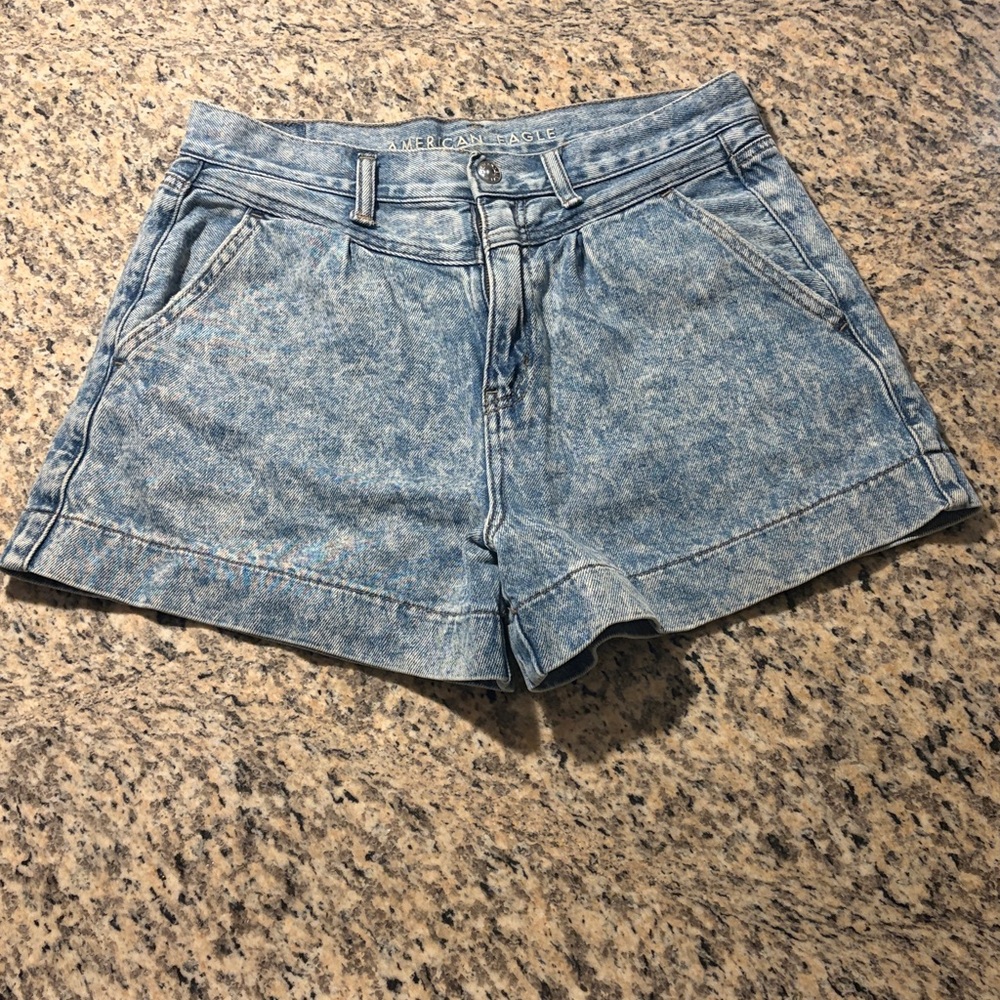 American Eagle Outfitters Light Blue Jean Shorts
